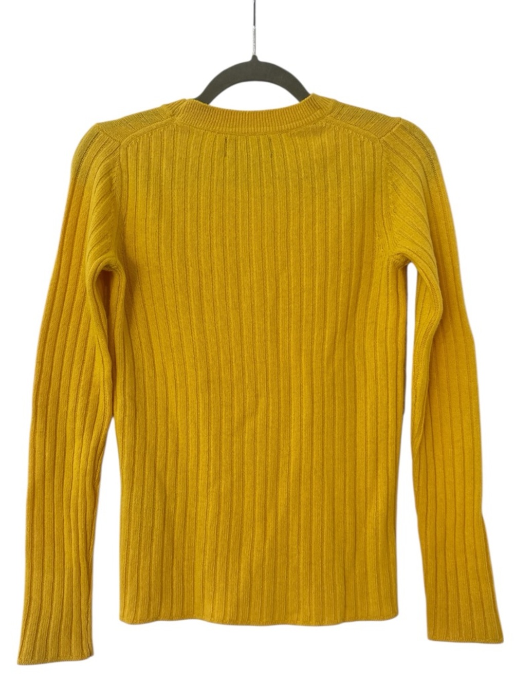 Banana Republic x Filpucci Ribbed Crew Neck Wool Blend Sweater in Yellow XS - Picture 5 of 5